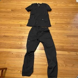 Cherokee Grey Womens Scrub Set